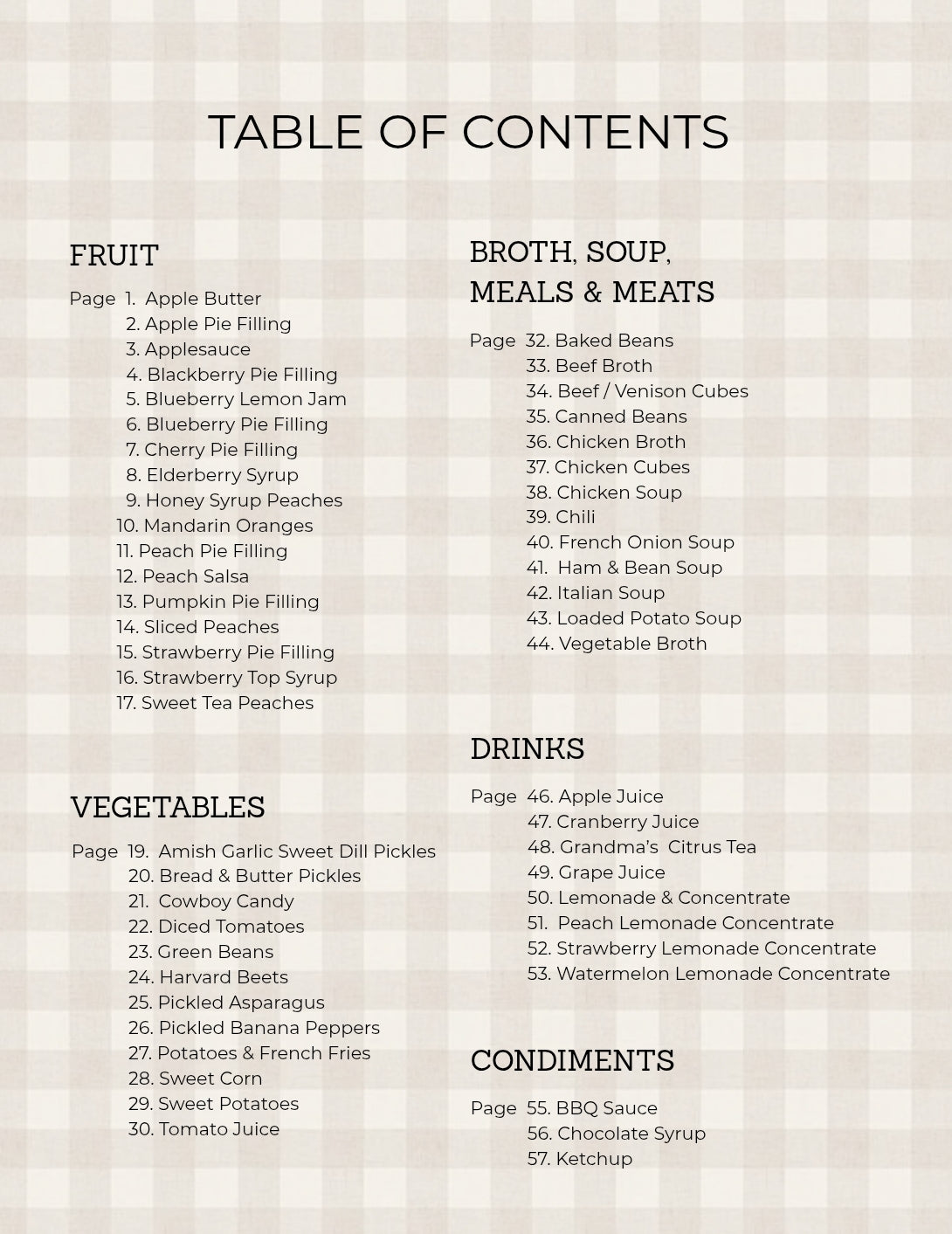 Canning Recipe Book - Preserve the Harvest  (Digital + Print Options)